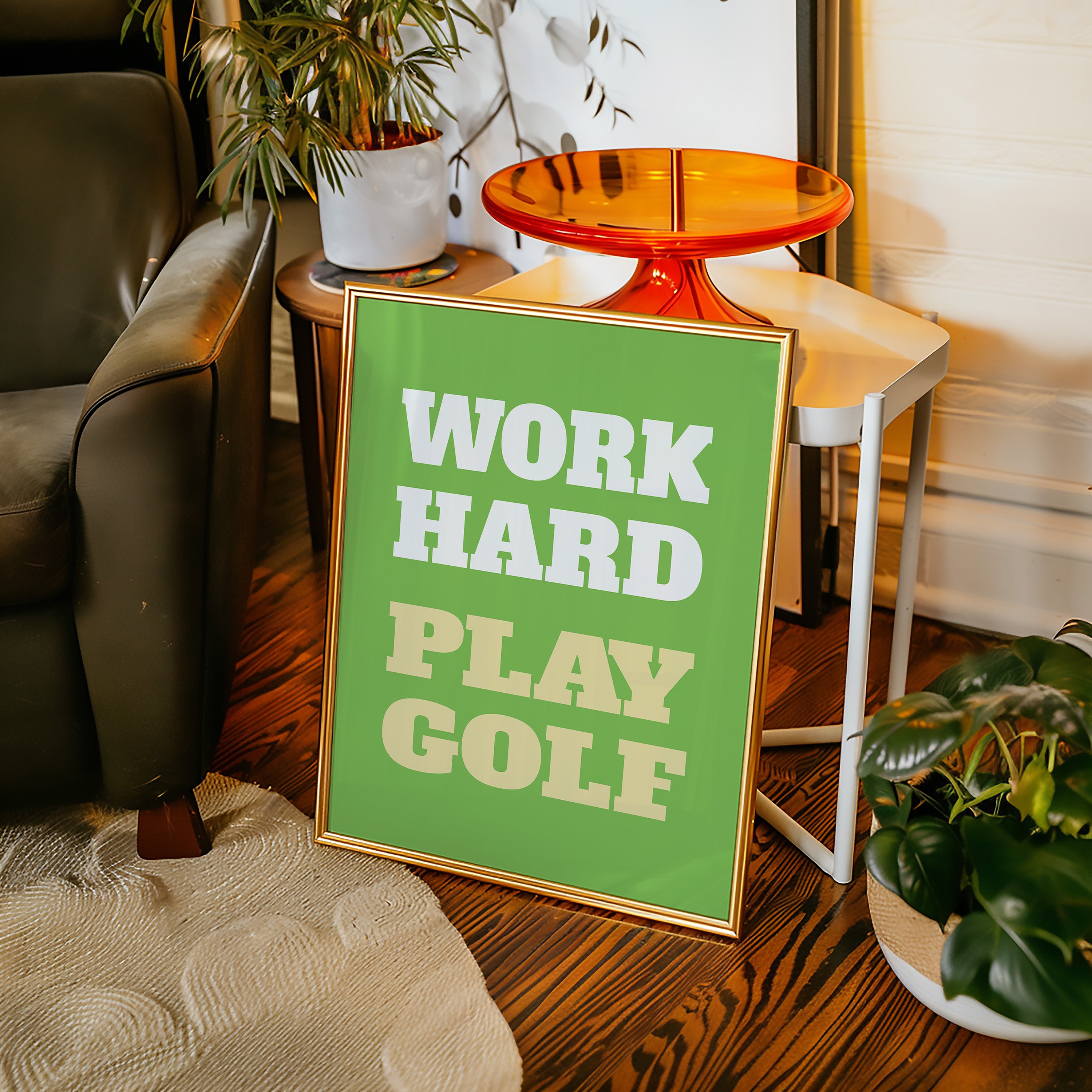 Life Balances On Green Fairways