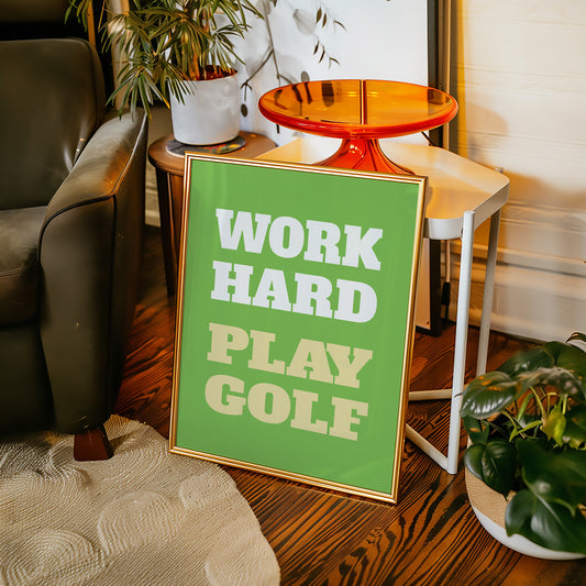 Life Balances On Green Fairways
