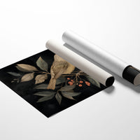 Songbird Among Autumn Berries