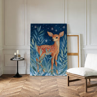 Fawn Among Starry Leaves