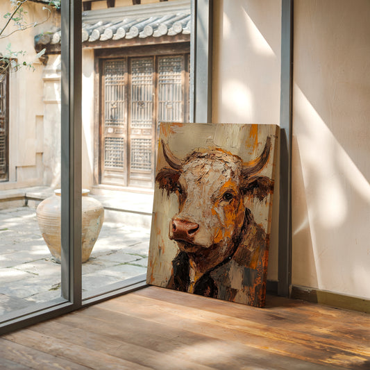 Rustic Longhorn with Painted Soul