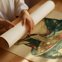 Wise Frog Savors Noodle Symphony