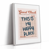 Check, Please — I'm Staying