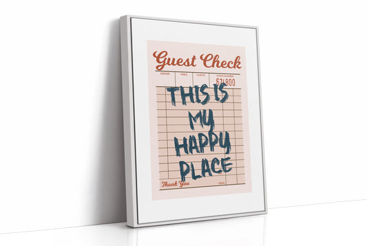 Check, Please — I'm Staying
