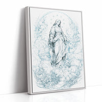 Our Lady of the Clouds — Blue Line Devotional Print
