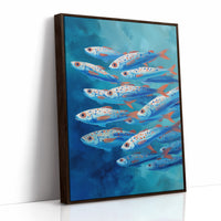 Azure Current Carries Speckled Voyagers