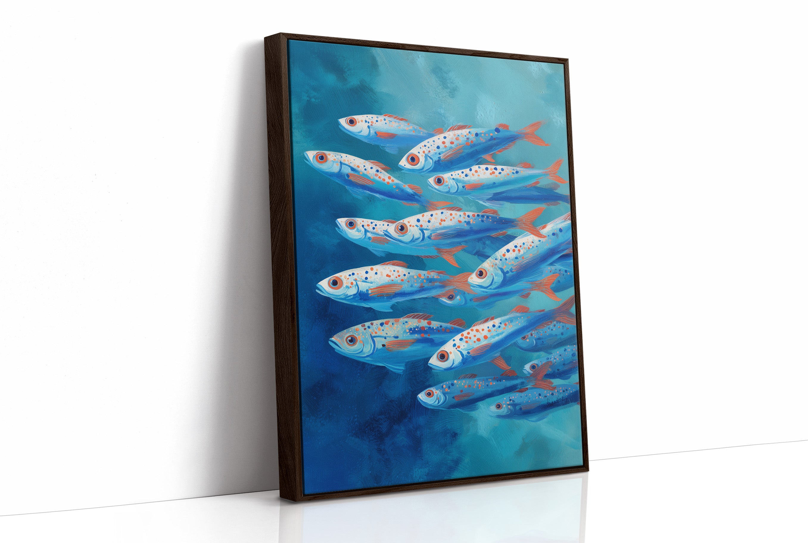 Azure Current Carries Speckled Voyagers