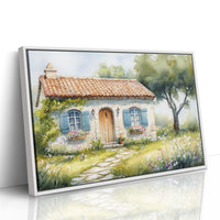 Summer Blooms By Cottage Door