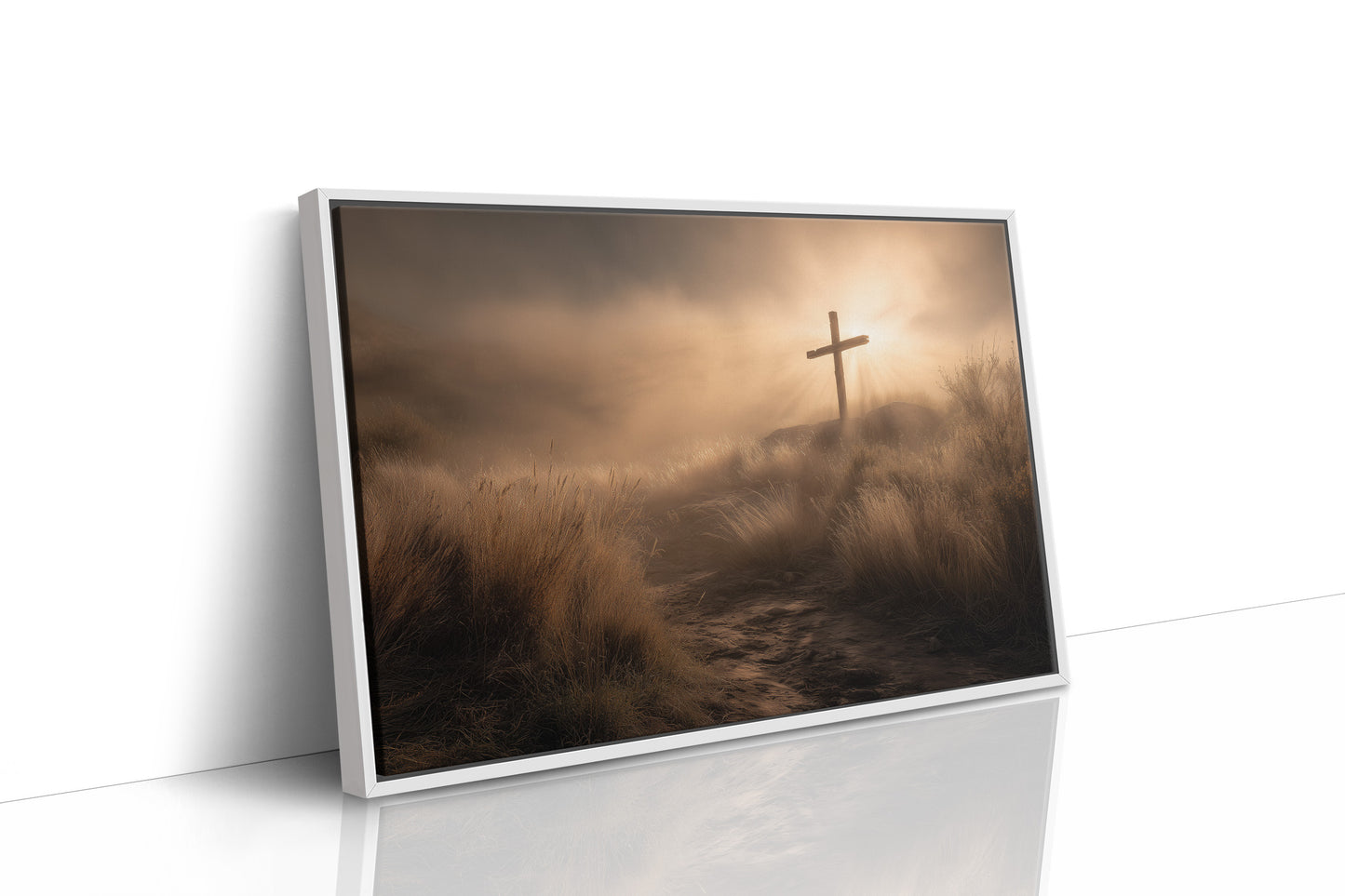 Faith Stands Tall At Dawn's Edge