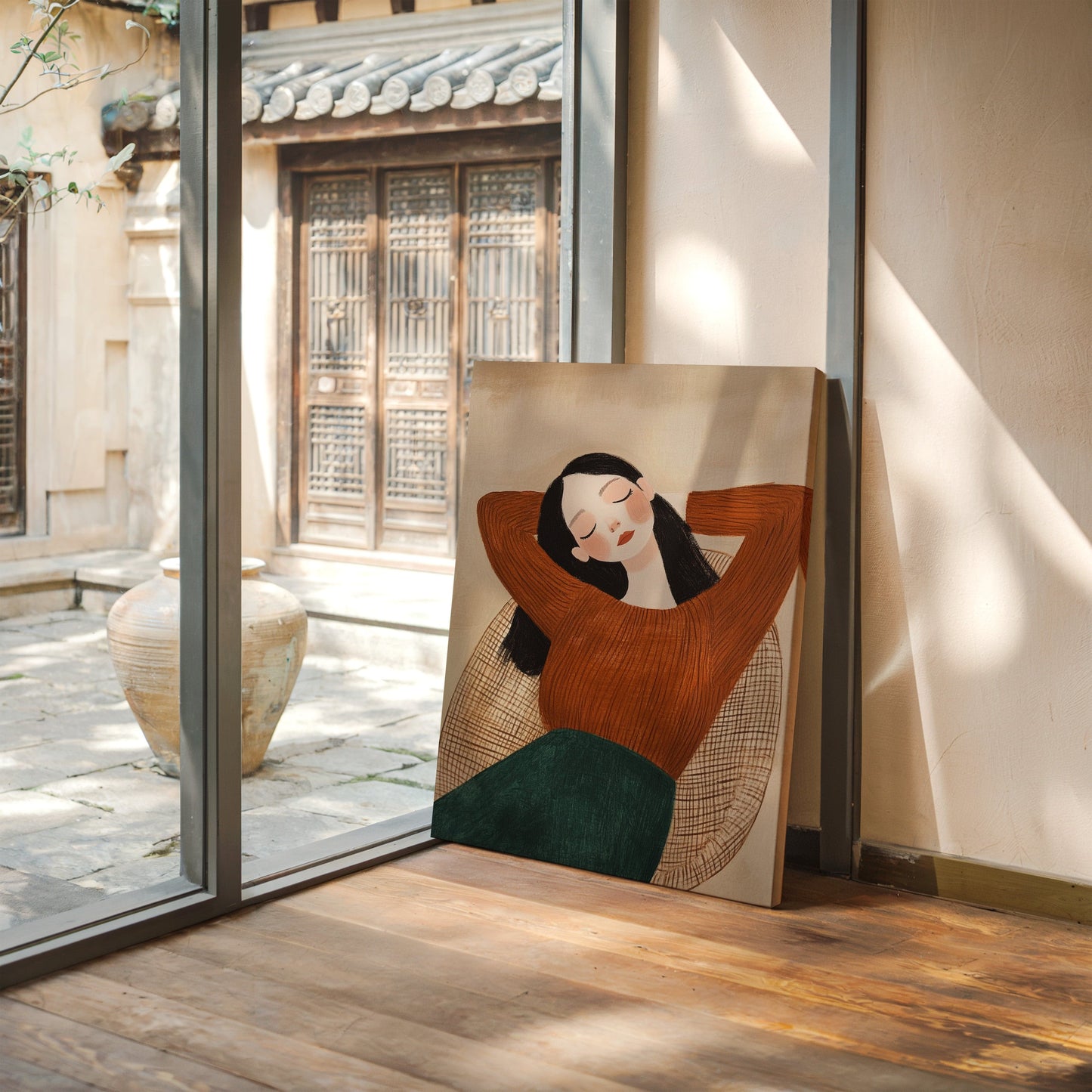 Autumn Sweater Holds Sweet Dreams