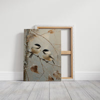 Winter Chickadees Share Morning Secrets