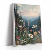 Alpine Wildflowers Whisper to Distant Peaks