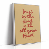 Faith Words In Warm Clay