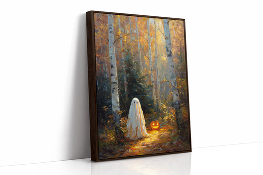 JK1362 - Premium Art Print - Brown Framed Canvas image 1