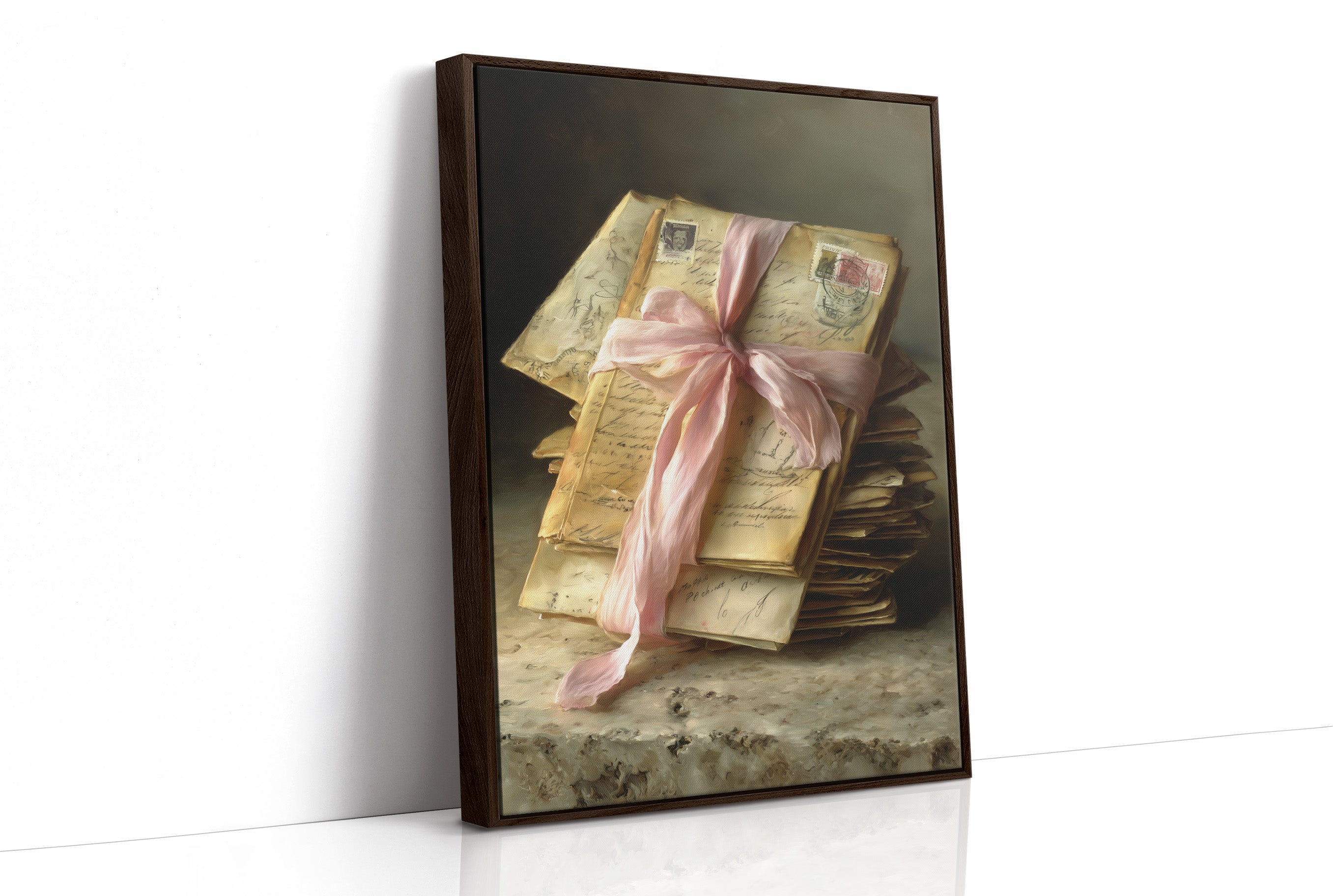 Letters Tied In Blush