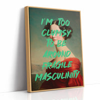 Too Clumsy Vintage Humor Art