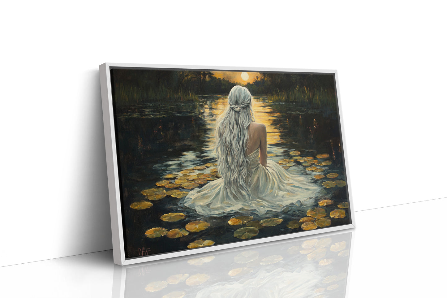Moonlit Waters Dance With Gold
