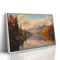 Autumn Peaks Mirror Mountain Dreams