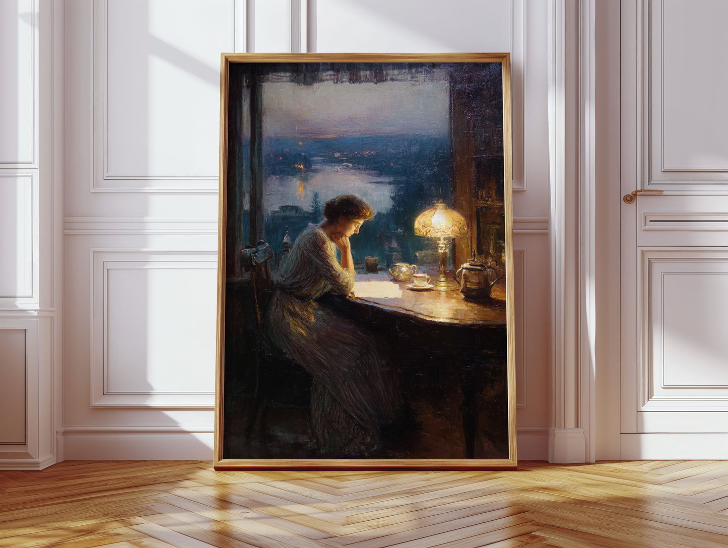Reflections Beneath the Evening Glow