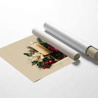 Candlelight Nestled in Winter Bloom