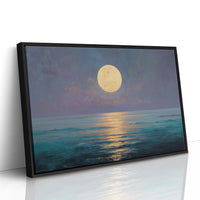 Full Moon Paints Ocean Gold