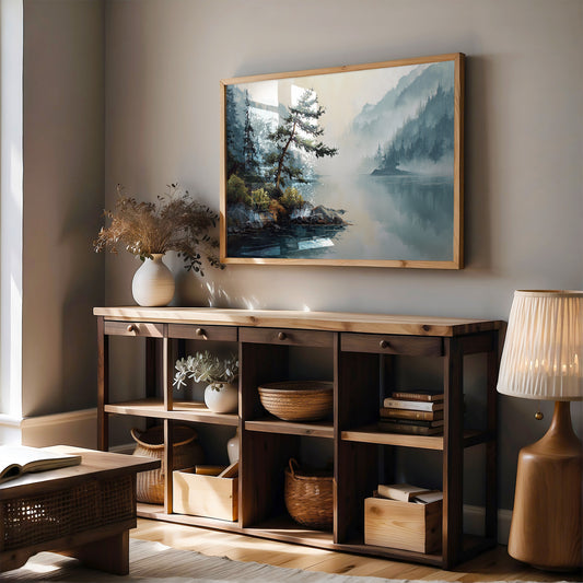 Lone Pine Guards Misty Waters