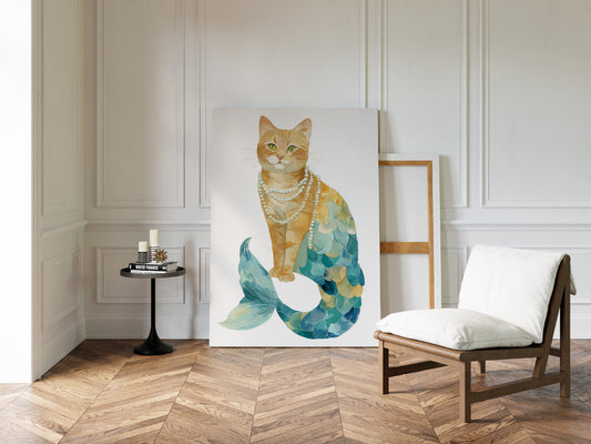 Emerald Tides and Feline Grace