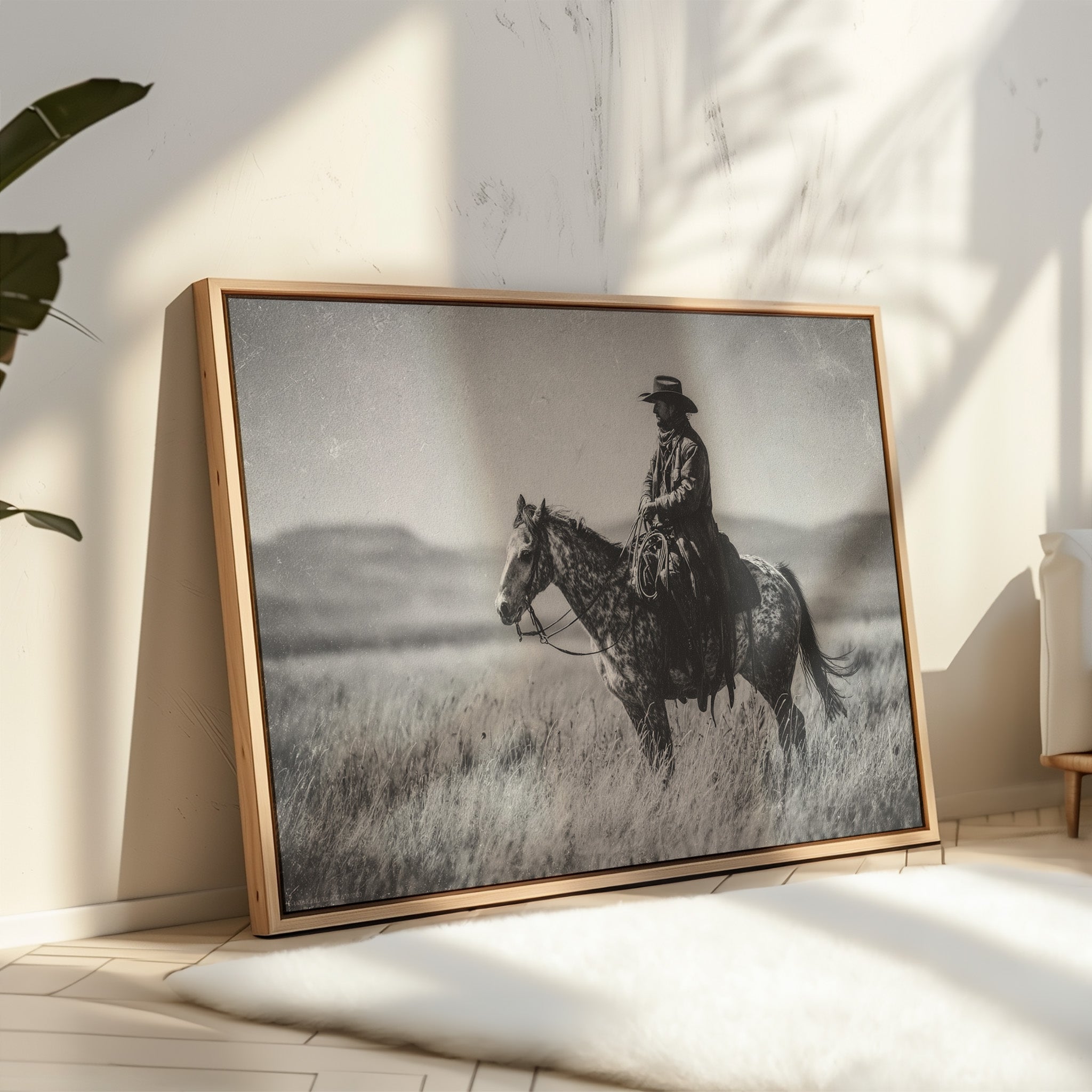 Prairie Dawn Rides Speckled Grace