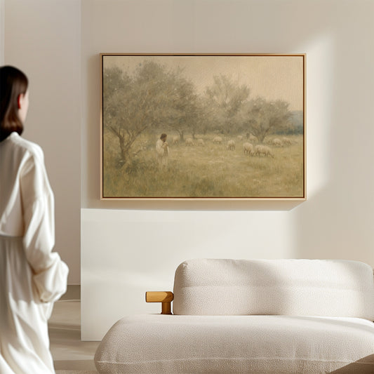 Shepherd Among the Blossoming Grove