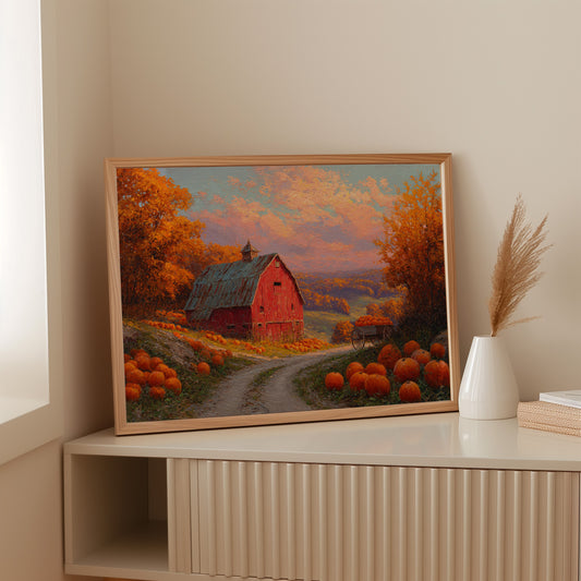 Harvest Road to Autumn's Embrace