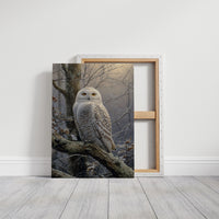 Arctic Wings Meet Winter Woods