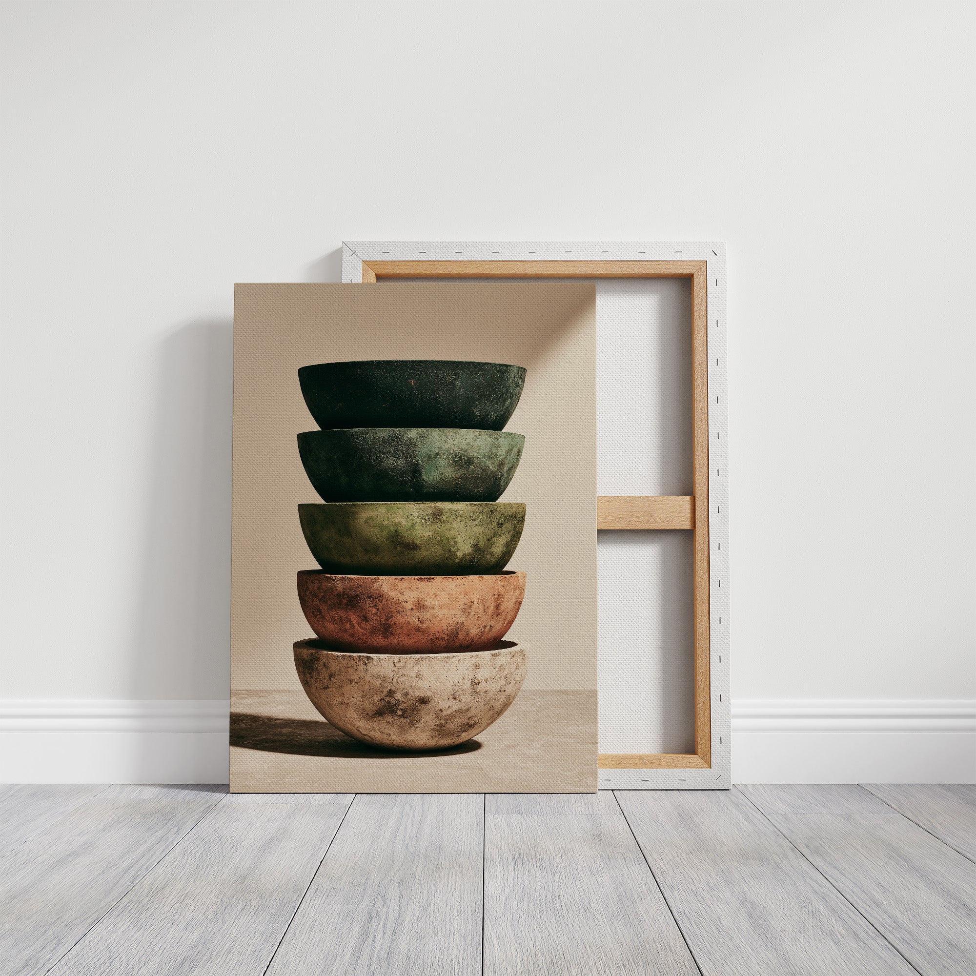 Stacked Stoneware: Earth to Moss