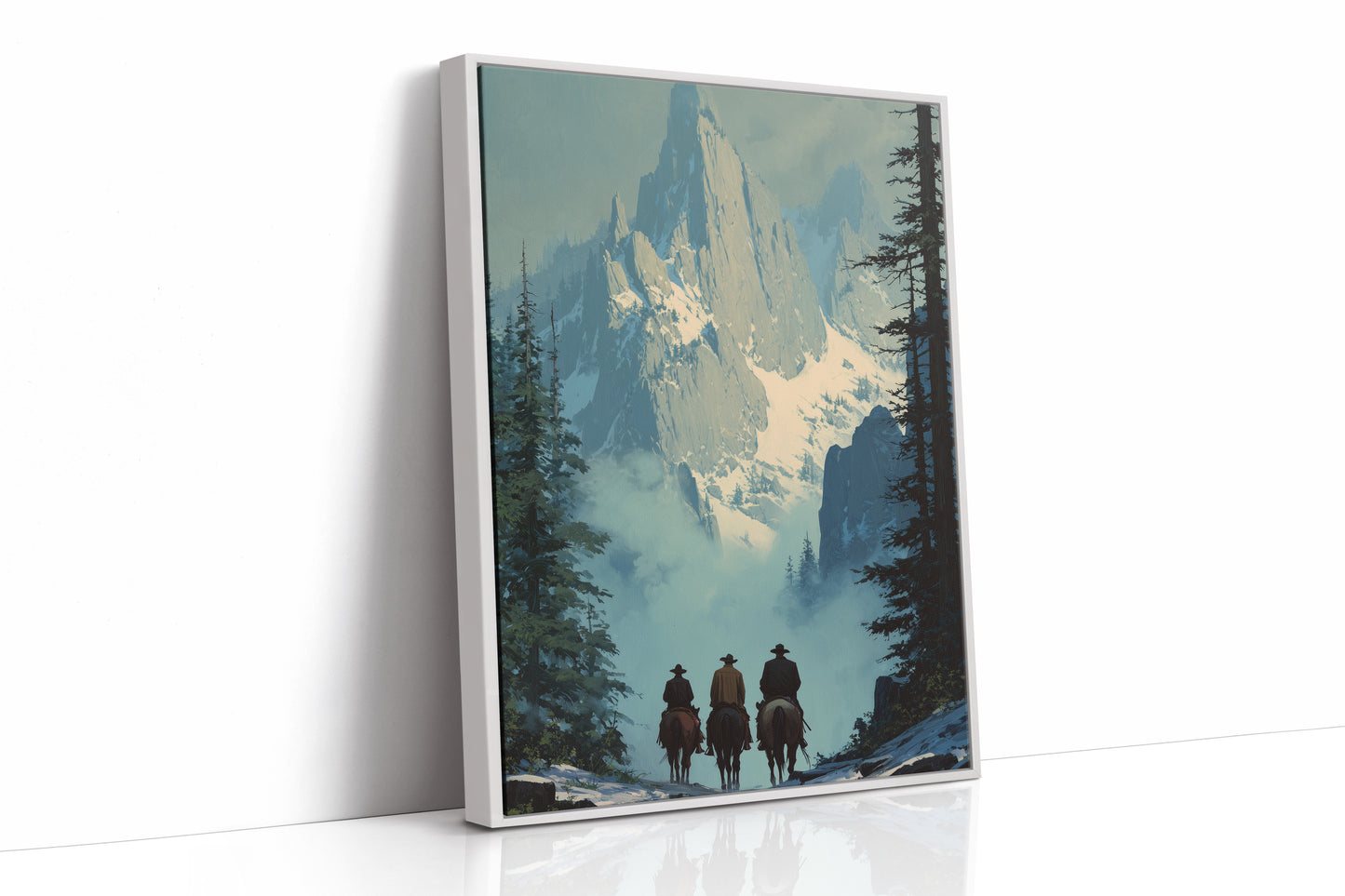 Wanderers Beneath Granite Sentinels