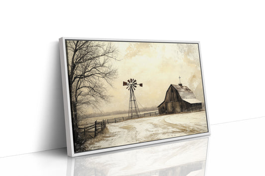 Winter Faith On Prairie Roads
