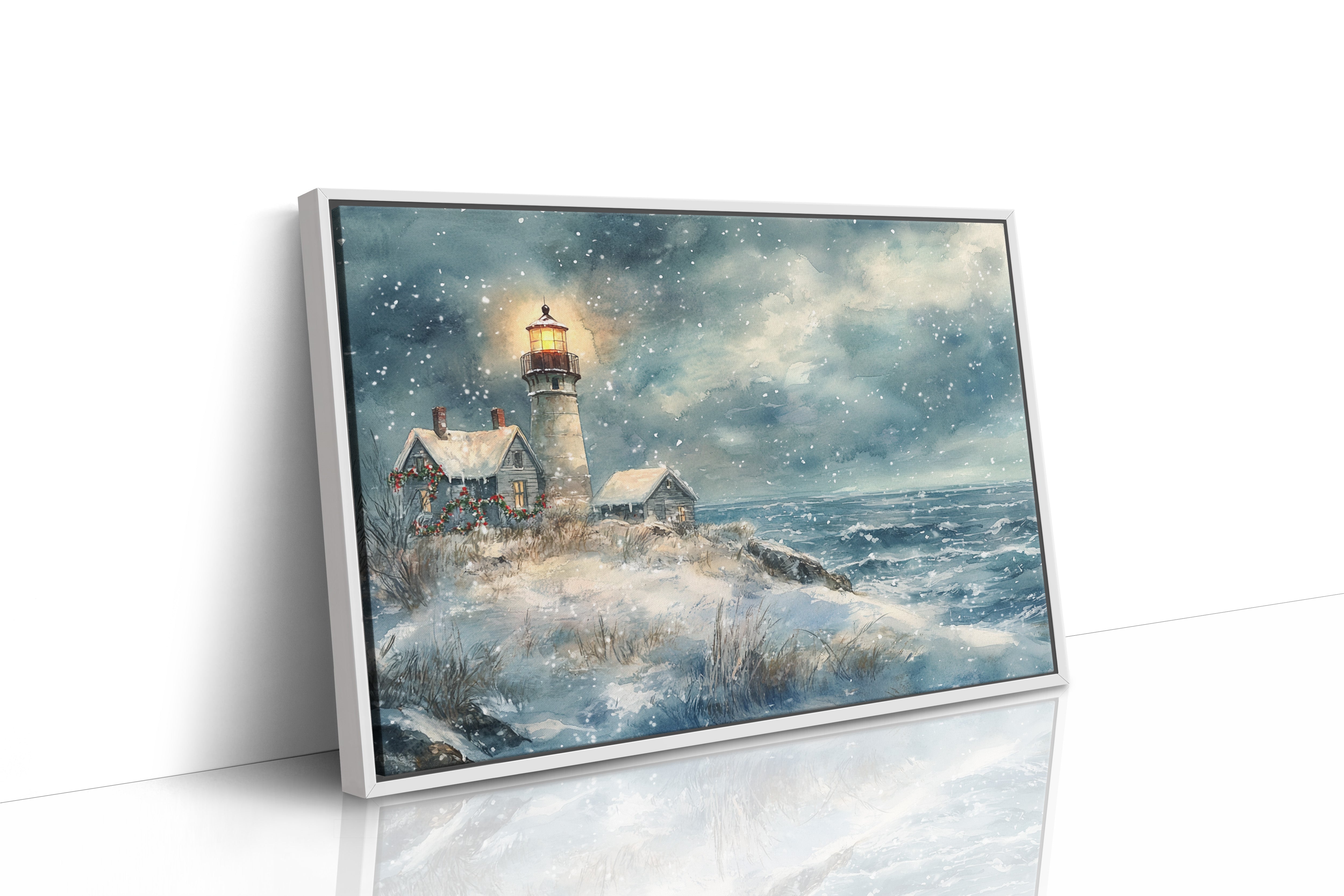 Winter Light Guides Ships Home