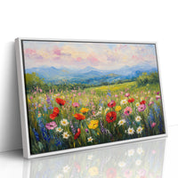 Mountain Meadows Bloom In Rainbow Light