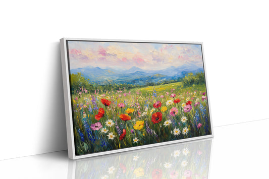 Mountain Meadows Bloom In Rainbow Light