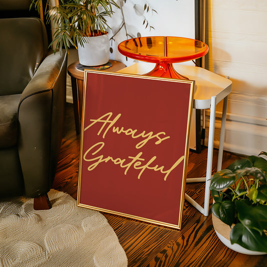 Autumn Letters Carry Simple Grace