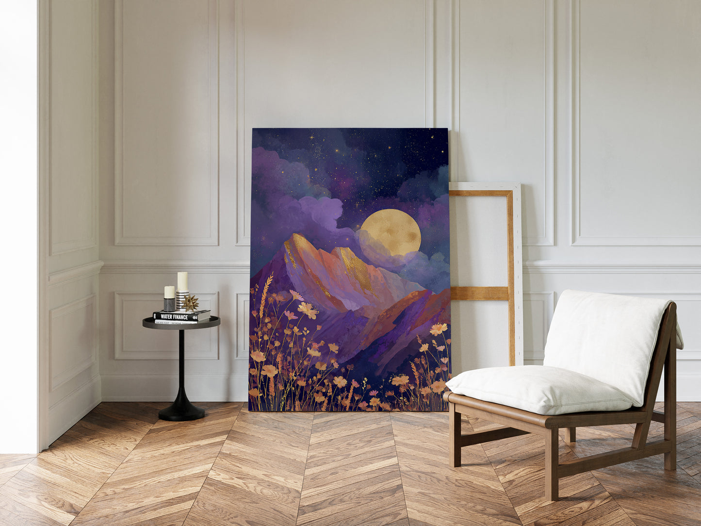 Moonlit Serenade of Wildflowers