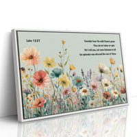 Splendor of the Field, Luke 12:27