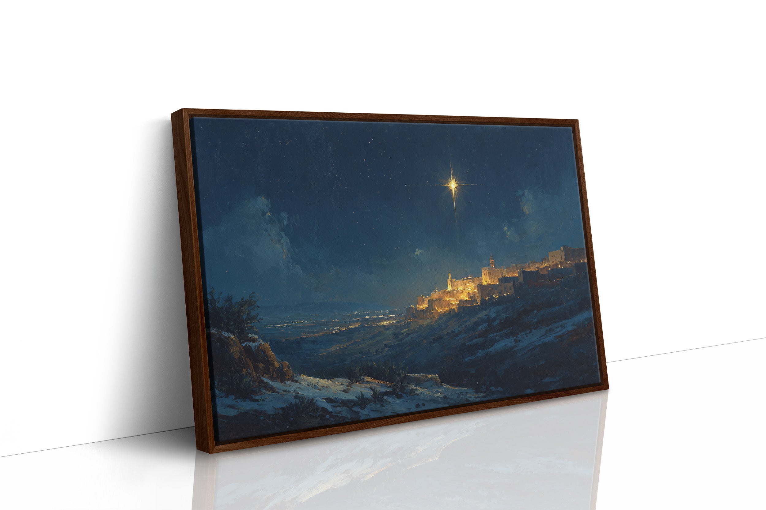 Ancient City Under Celestial Light