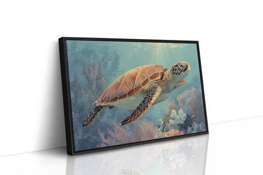 Ancient Voyager Through Turquoise Depths