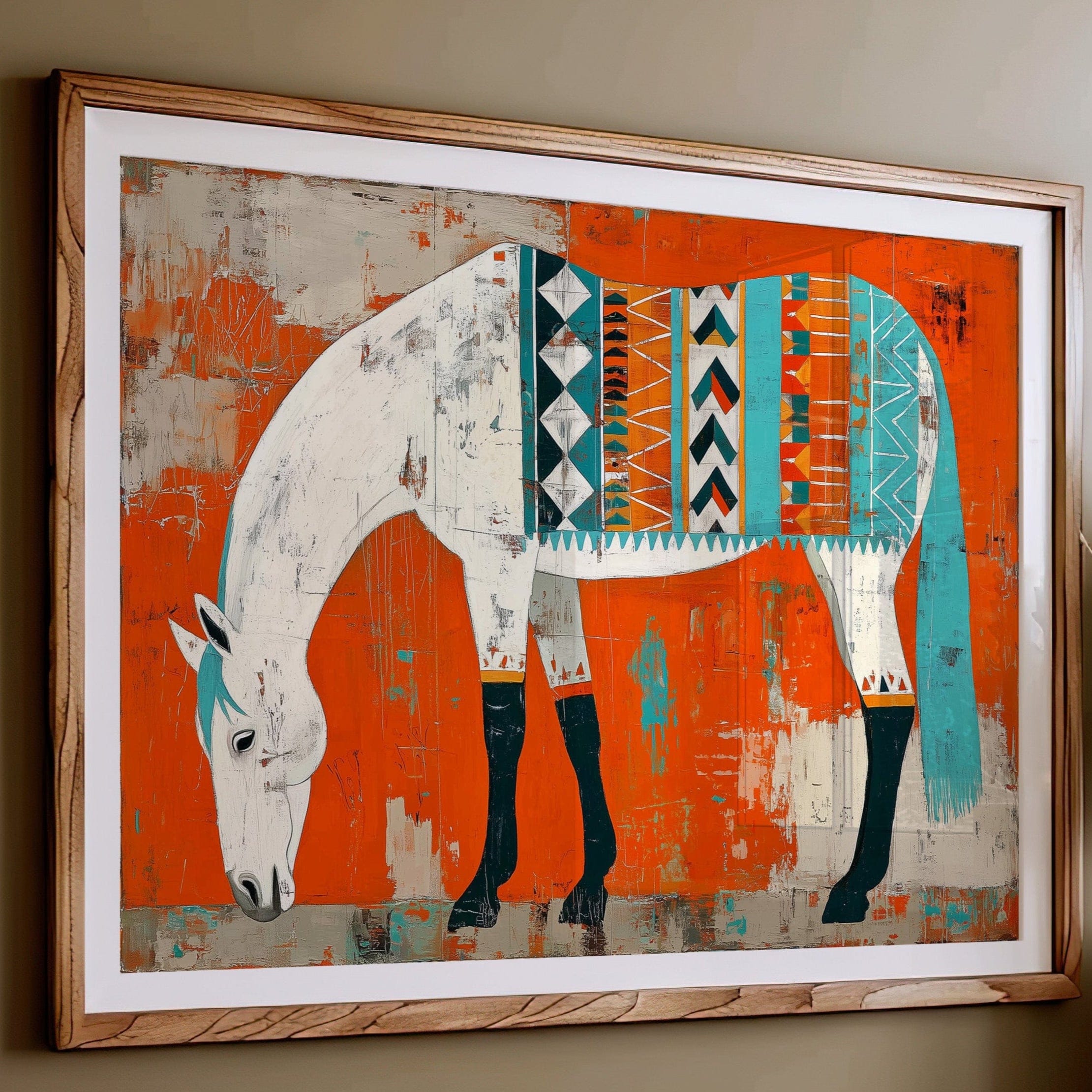 Turquoise Patterns Grace Noble Steed