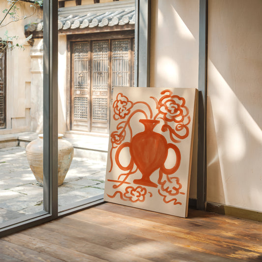 Terracotta Blooms Find Modern Grace