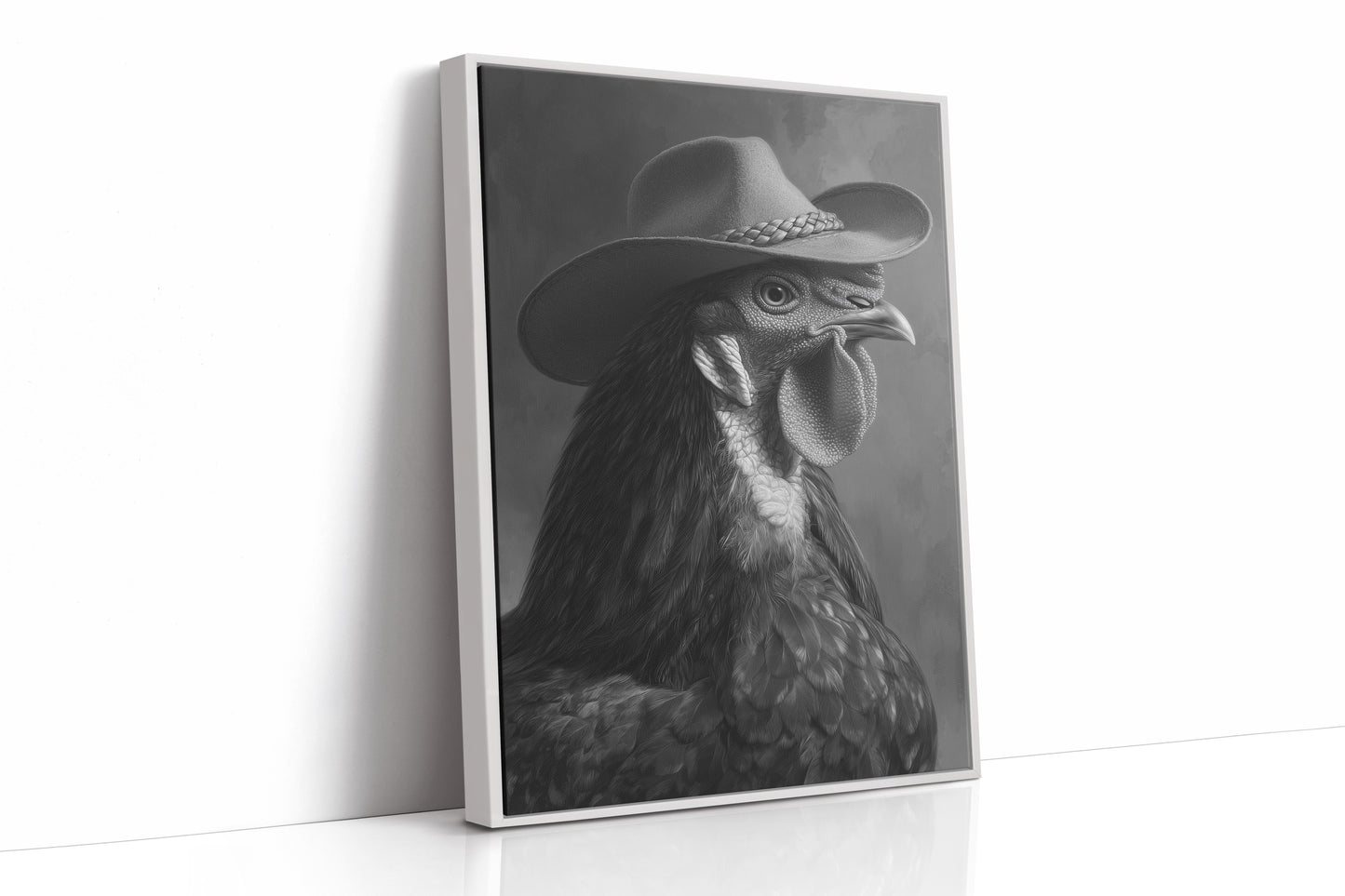 Rancher's Rooster: Portrait of Dignity