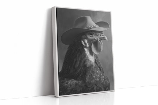 Rancher's Rooster: Portrait of Dignity