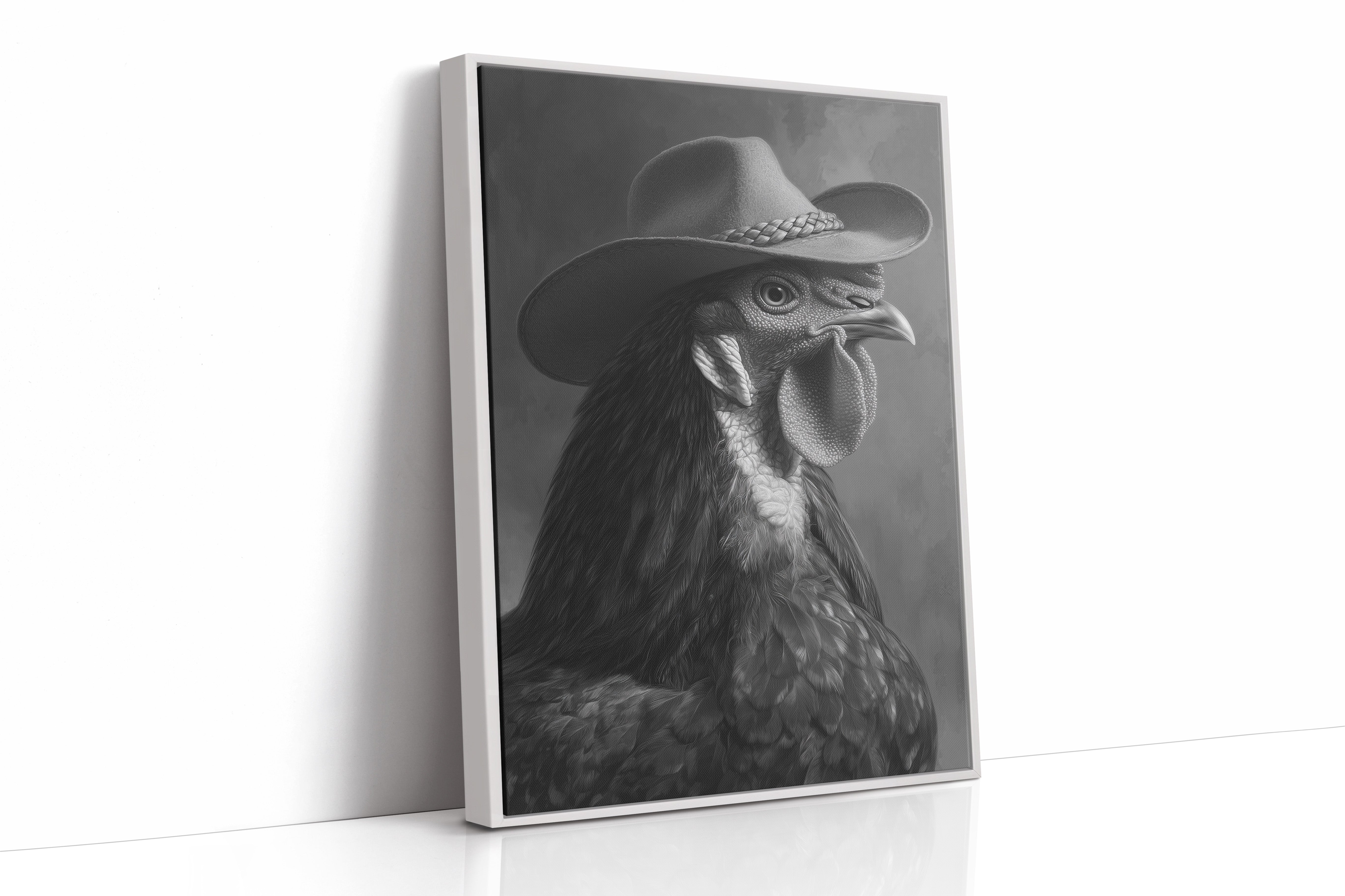 Rancher's Rooster: Portrait of Dignity