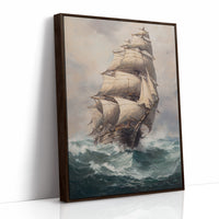 Tall Ships Dance On Restless Tides