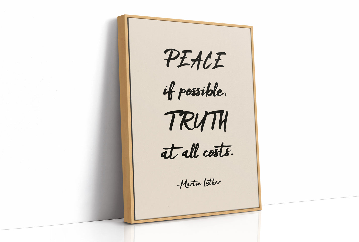 Peace If Possible Truth At All Costs Print