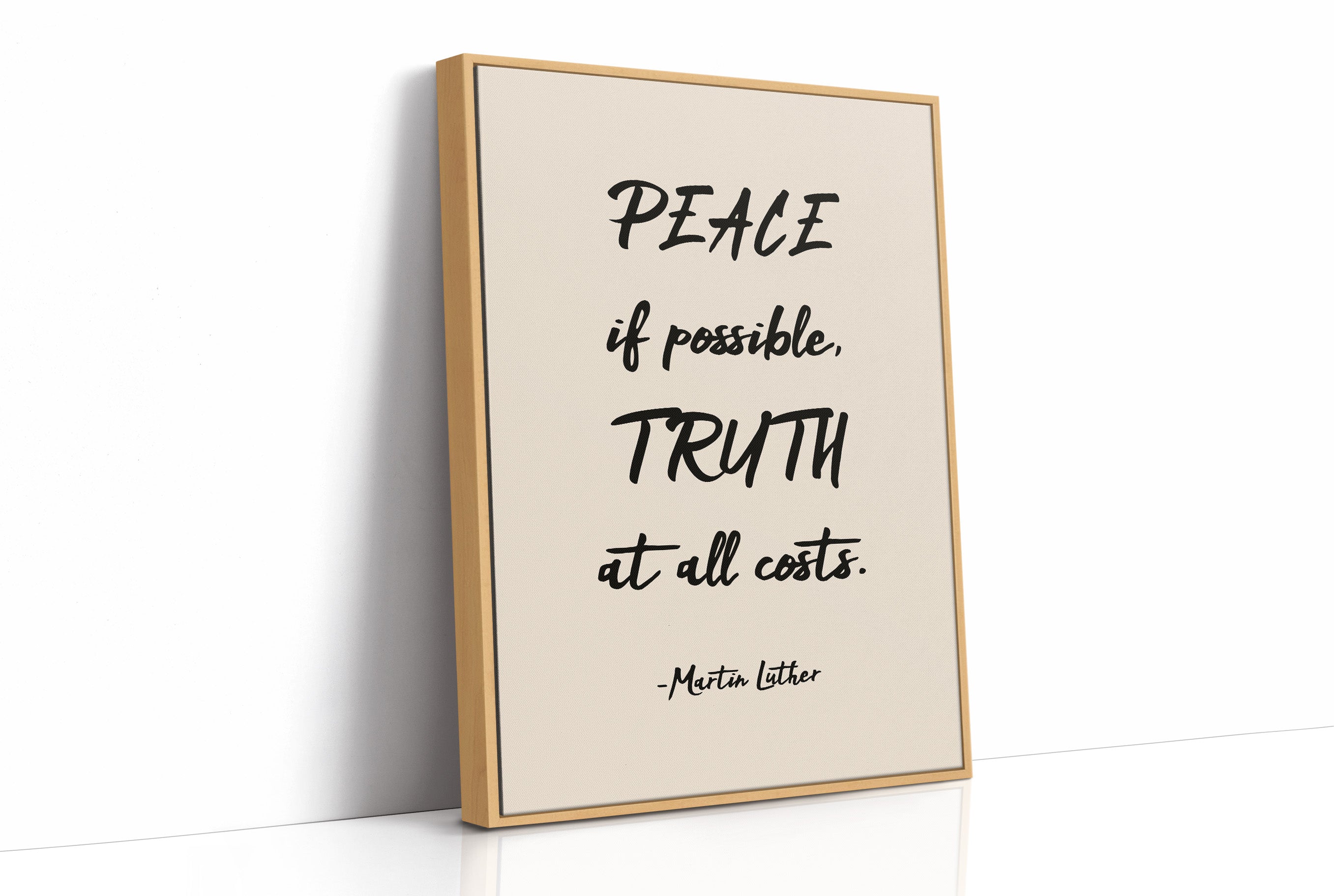 Peace If Possible Truth At All Costs Print